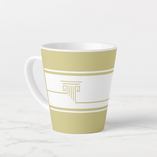 Tasse Latte Minimaliste Moderne (Angle gauche)