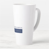 Tasse Latte Minimaliste Moderne Simple (Angle droit)