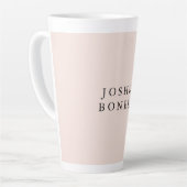 Tasse Latte Minimaliste Simple Professionnel Remarquable (Angle gauche)