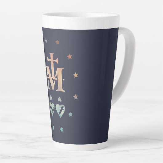 Tasse Latte Miraculous Medal (Angle droit)