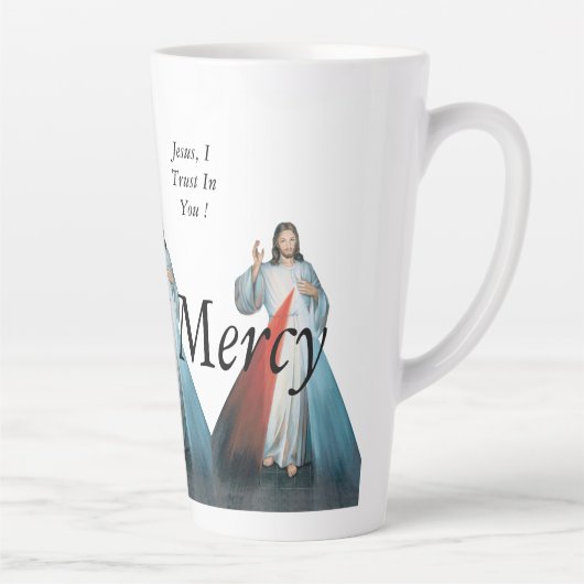 Tasse Latte Miséricorde divine (Droite)