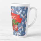Tasse Latte Mittens de Noël (Droite)