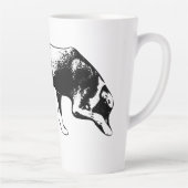 Tasse Latte Mode de suivi - Nez au sol (Droite)