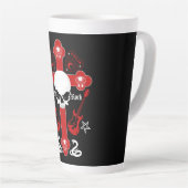 Tasse Latte Mode Goth Rock (Angle droit)