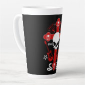 Tasse Latte Mode Goth Rock (Angle gauche)