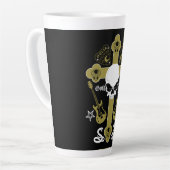 Tasse Latte Mode Goth Rock (Angle gauche)