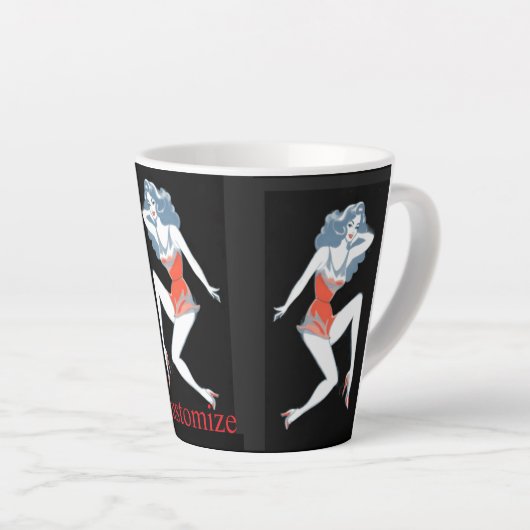 Tasse Latte Modèle flamboyant Poster Thunder_Cove (Angle droit)