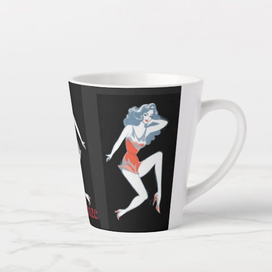 Tasse Latte Modèle flamboyant Poster Thunder_Cove (Droite)