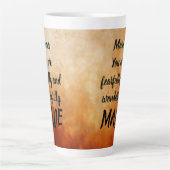 Tasse Latte Modèle Latte Mug, terriblement et merveilleusement (Devant)