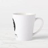 Tasse Latte Modern Business Logo Promotional Custom (Droite)