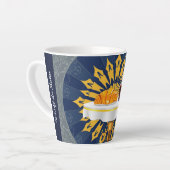 Tasse Latte Modern Coffee Bar Deco Aesthetic Personalized (Angle gauche)