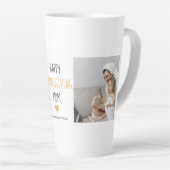 Tasse Latte Modern Collage Photo Bon thanksgiving Maman (Angle droit)