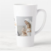 Tasse Latte Modern Collage Photo Bon thanksgiving Maman (Droite)