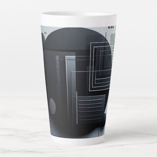 Tasse Latte Modern Graphic (Devant)