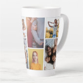 Tasse Latte Modern Multi Photo Keepsake (Angle droit)