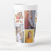 Tasse Latte Modern Multi Photo Keepsake (Devant)