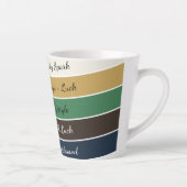 Tasse Latte Modern St. Patrick’s Day Gradient (Droite)