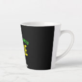 TASSE LATTE MODERNE ET MODERNE PERSONNALISABLE NOIR VÉRIFIÉ (Droite)
