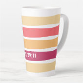 Tasse Latte Moderne Pastel Striped Christian JEREMIAH 29:11 (Angle droit)