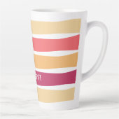 Tasse Latte Moderne Pastel Striped Christian JEREMIAH 29:11 (Droite)