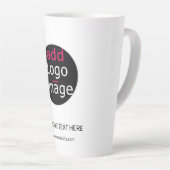 Tasse Latte Moderne Professionnel Personnalisable Entreprise B (Angle droit)