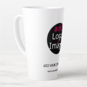 Tasse Latte Moderne Professionnel Personnalisable Entreprise B (Angle gauche)