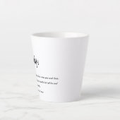 Tasse Latte Moderne Simple Meilleure grand-mère toujours Meill (Devant)