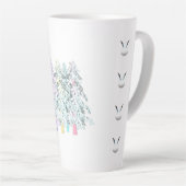 TASSE LATTE MODRN ART ARGENT BLANC ARGENT MOINS EST PLUS (Angle droit)