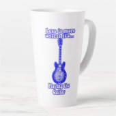 Tasse Latte Moins c'est plus à moins qu'il ne joue de la guita (Angle droit)