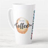 Tasse Latte Moins c'est plus & mais premier café (Angle gauche)