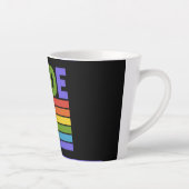Tasse Latte Mois de la fierté LGBT (Droite)