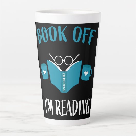 Tasse Latte Mois national de lecture Mars (Devant)