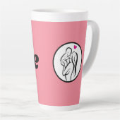 Tasse Latte Mom love (Angle droit)