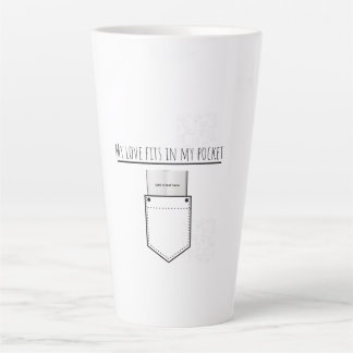 Tasse Latte Mon amour tient dans ma poche 