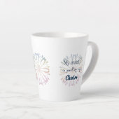 Tasse Latte Mon anxiété fait partie de mon charme (Angle droit)