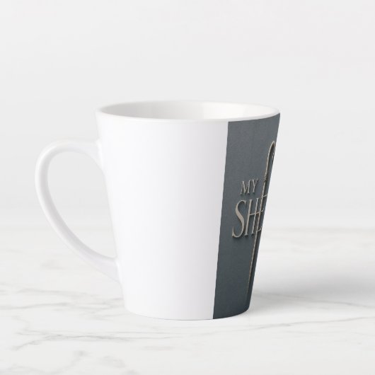 TASSE LATTE MON BERGER | PSAUME 23:1 | (Gauche)