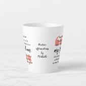 Tasse Latte MON DIEU PEUT L'Affirmation chrétienne positive (Devant)