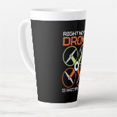 Tasse Latte Mon Drone (Angle gauche)