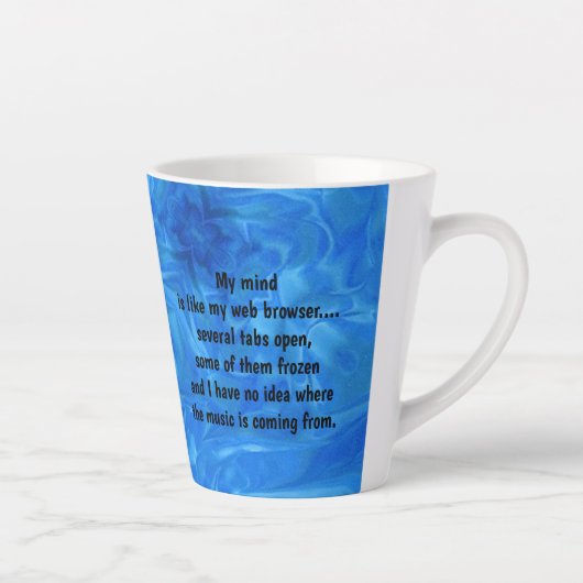 Tasse Latte Mon esprit (Droite)