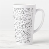 Tasse Latte Mon jour parfait - Pensée positive 2 (Droite)