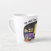 Tasse Latte Mon premier camp-O-Ween | Halloween Camping (Angle gauche)