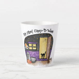 Tasse Latte Mon premier camp-O-Ween Halloween Camping