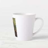 Tasse Latte Mona Lisa soufflant de bulle rose (Droite)
