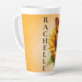 Tasse Latte Monarque de tournesol (Angle gauche)