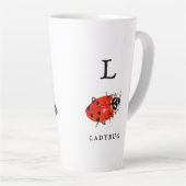 Tasse Latte Monarque et Coccinelle (Angle droit)
