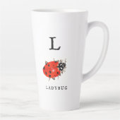 Tasse Latte Monarque et Coccinelle (Droite)