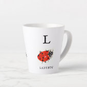 Tasse Latte Monarque et Ladybug (Angle droit)