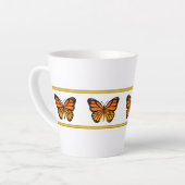 Tasse Latte Monarque jaune (Collection Bridget) (Angle gauche)