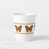 Tasse Latte Monarque jaune (Collection Bridget) (Devant)