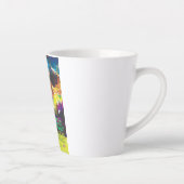 Tasse Latte Mondes Zombie Galaxie d'Halloween (Droite)